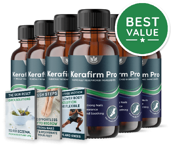 Kerafirm Pro 6-Bottle Kit with 3 free bonus guides